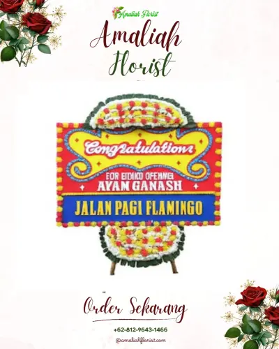 Bunga Papan Congratulation di Alung Banua